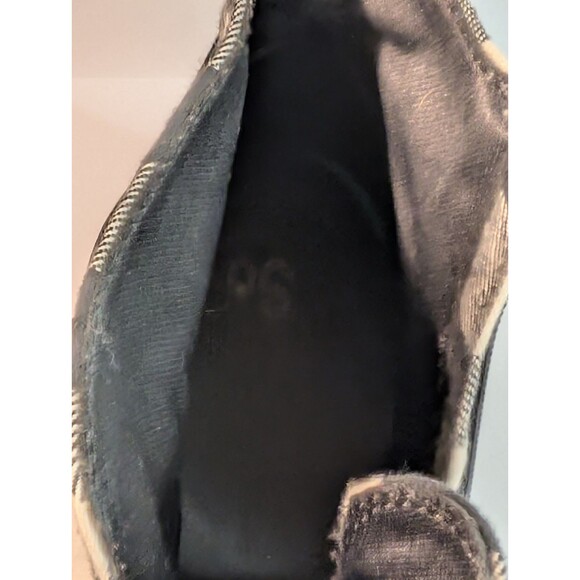 SO Fettuccine Women's Ankle Boot Black and White Buffalo Check Pattern Size 9M - Picture 15 of 16